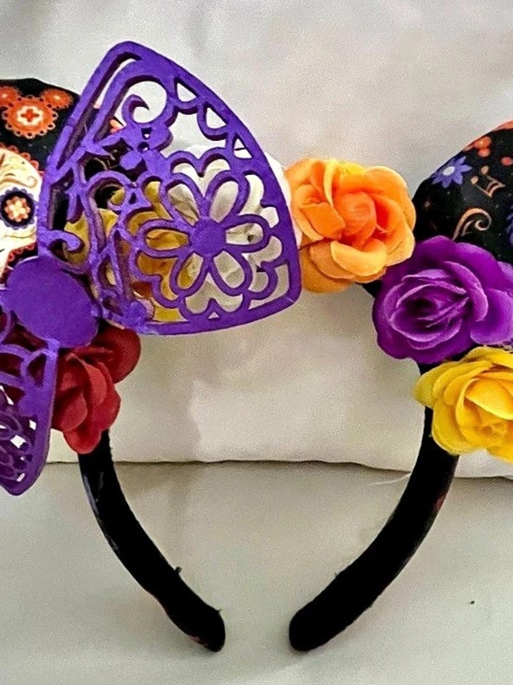 Disney Parks Coco Dia de los Muertos Ear Headband Coco Dia de los Muertos Ear